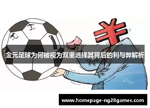 金元足球为何被视为双重选择其背后的利与弊解析 金元足球为何被视为双重选择其背后的利与弊解析